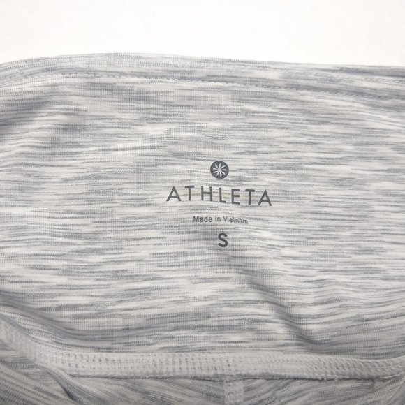 Athleta Heather Grey Cropped Leggings sz S - Picture 4 of 5